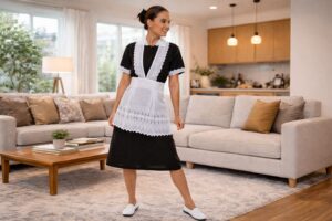 Por que o uniforme de doméstica é essencial para organização e profissionalismo na rotina da casa